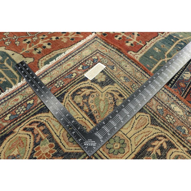 Late 19th Century Antique Persian Farahan Rug, 08'09 X 12'03 For Sale - Image 5 of 7