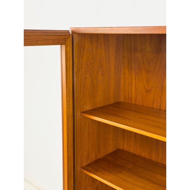 Teak Cabinet with Glass Doors from Omann Jun, 1960s For Sale - Image 6 of 18