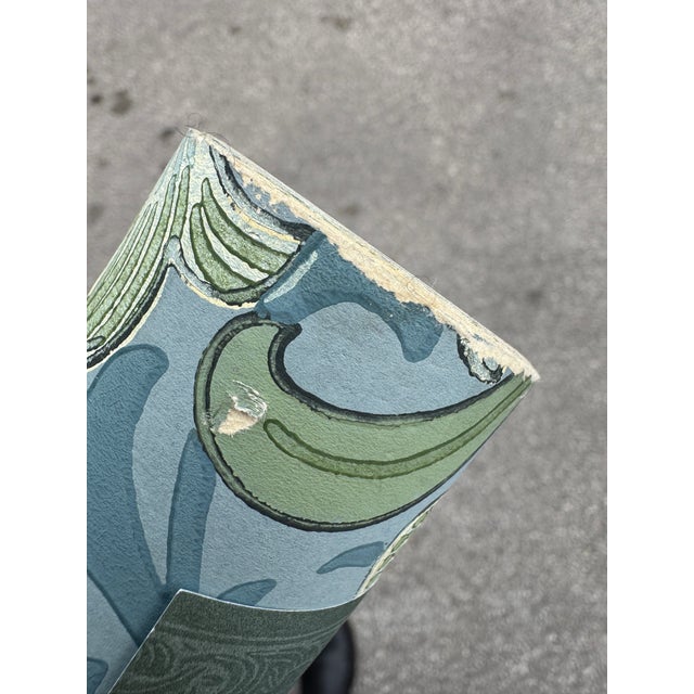 Paper Golden Lily Wallpaper - William Morris: Colorway: Mineral Product Code: Wm8556/3 For Sale - Image 7 of 10