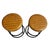Tufted Nubuck Leather Counter Stool For Sale In Los Angeles - Image 6 of 9