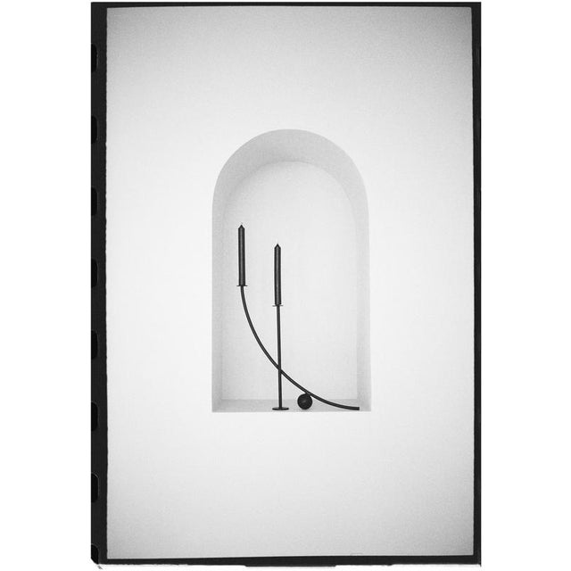 The Orbit Candleholder by Valeria Vasi Materials: Iron Dimensions: D 33 x W 5 x H 42 cm. The Orbit Candleholder embodies...