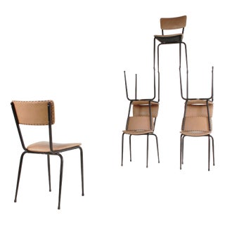 Six Chairs Produced by Doro Cuneo in the 1960s, Set of 6 For Sale