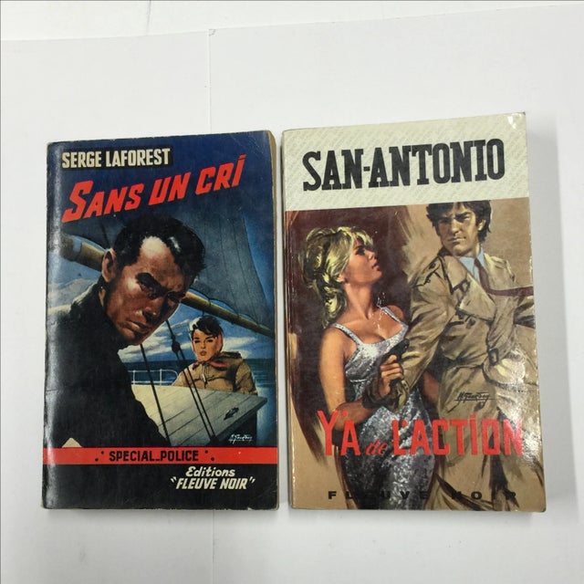 Straight from a Parisian bookstore! Y'A de L'Action by San-Antonio. Paris: Editions Fleuve Noir, 1967. Softcover with...