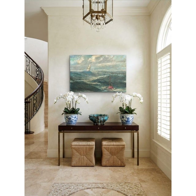1960s Painting of Seascape With Sailing Ship For Sale - Image 9 of 12