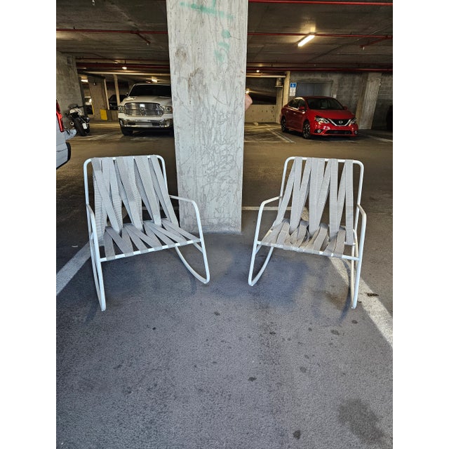 Outdoor Furniture From Spanish Furniture Maker Gandia Blasco Dozequinze Rocking Chairs _ a Pair sold as found in vintage...