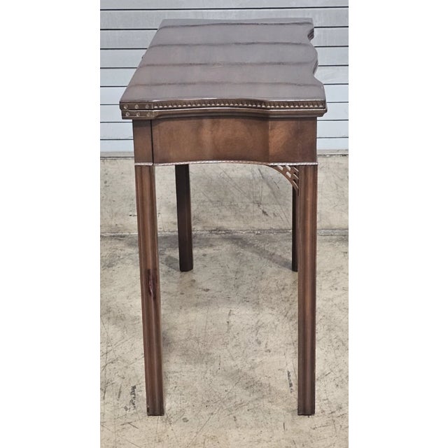 Mid 20th Century Kittinger Williamsburg Chippendale Style Mahogany Hall Table Game Table Cw 3 For Sale - Image 9 of 11