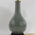 Vintage Celadon Crackle Glaze Porcelain Table Lamp Bottle Vase With Rosewood Base For Sale In New York - Image 6 of 12