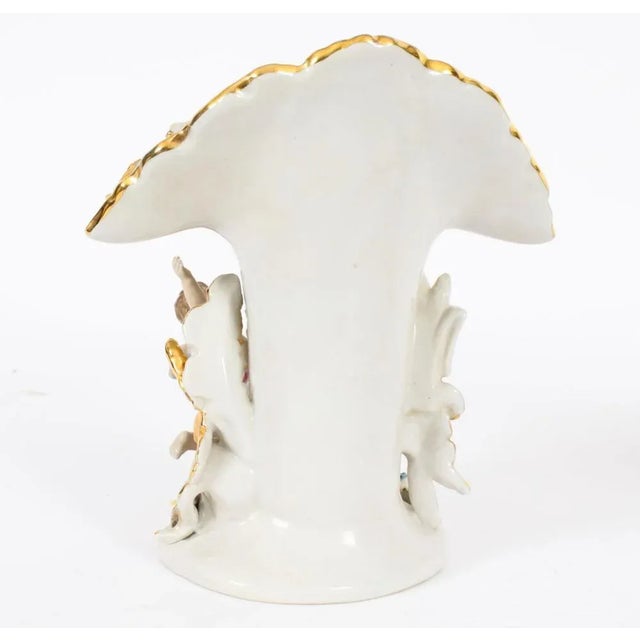 Vintage 20th Century Delightful Dresden Porcelain Spill Vases, 1980s, Set of 2 For Sale - Image 9 of 18