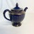 1950s Vintage Art Deco Hollywood Regency Cobalt Tea Pot, Hall China Company. For Sale - Image 6 of 12
