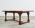 French Provincial Country French Provincial Hardwood Farmhouse Trestle Dining Table For Sale - Image 3 of 12