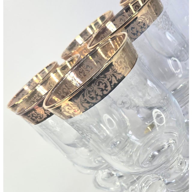 Vintage Gold Embossed Irish Coffee Mugs- Set of Eight For Sale - Image 9 of 16