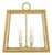 14" Box Pendant With Seeded Glass by Lowcountry Originals For Sale