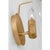 2020s AERIN for Visual Comfort Signature Loire Small Sconce in Gild with Clear Strie Glass For Sale - Image 5 of 8