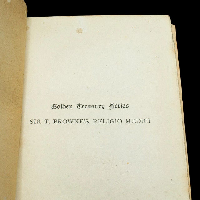 1915's English Antique Book Religio Medici For Sale - Image 4 of 12