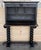 Wood 20th Century Spanish Baroque Style Cabinet on Stand, Bargueno or Varqueno For Sale - Image 7 of 12