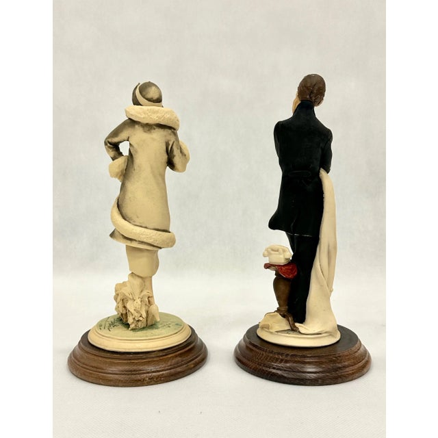 Plastic Art Deco Style Adl Figurines by Vittorio Tessaro, 1970s, Set of 2 For Sale - Image 7 of 9