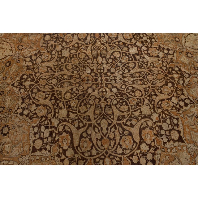 19th Century Antique Oversized Persian Tabriz Rug For Sale - Image 5 of 9