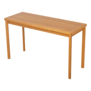 Modern Oak Console Table For Sale