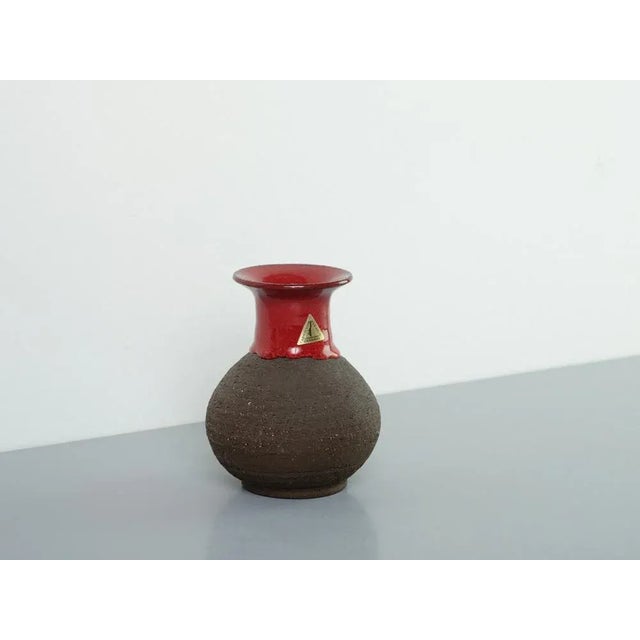 Danish Ceramic Vase by Lehmann, 1970s For Sale - Image 9 of 12