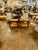 This pair of Continental Burl and Mahogany side tables is a stylish and elegant addition to any home. ready to use...
