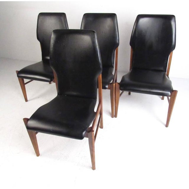 Mid century high back dining chair sale
