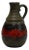 20th Century German Fat Lava W. Germany Ceramic Jug For Sale
