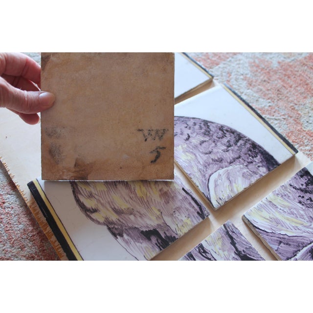 Antique Delft Tile Cat: A Six Tile Panel For Sale - Image 11 of 12