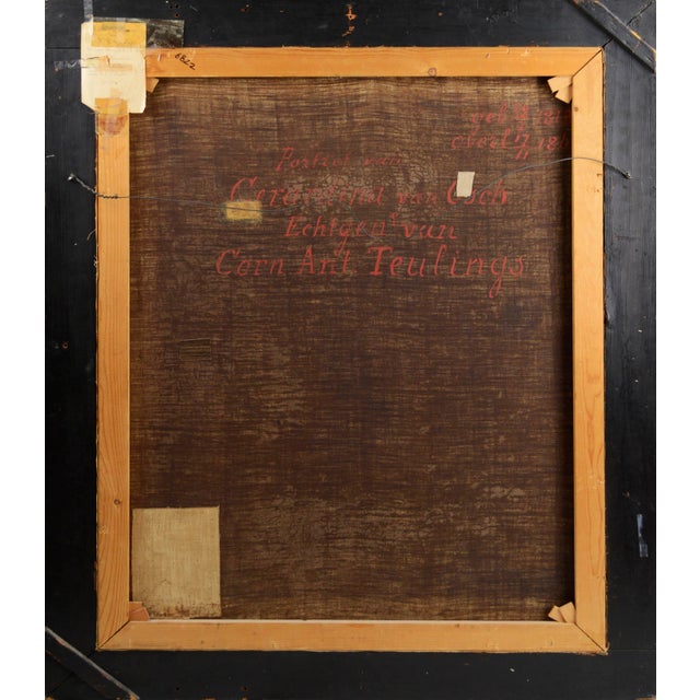 Portrait of Gerardina Van Osch by Dutch Artist Johan Hendrik Neuman For Sale In Monterey, CA - Image 6 of 8