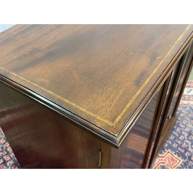 Vintage English Mahogany Sideboard, 1930s For Sale - Image 12 of 17