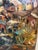 Linen Large Mid-Century Impressionist "Colonial Cityscape" Oil Painting by Don Ruffin For Sale - Image 8 of 10