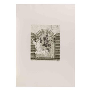 Paola Grott, Dove, Etching, 1990s For Sale