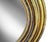 1920s 20th Century, Antique Oval Giltwood Mirror W/Original Glass For Sale - Image 5 of 11