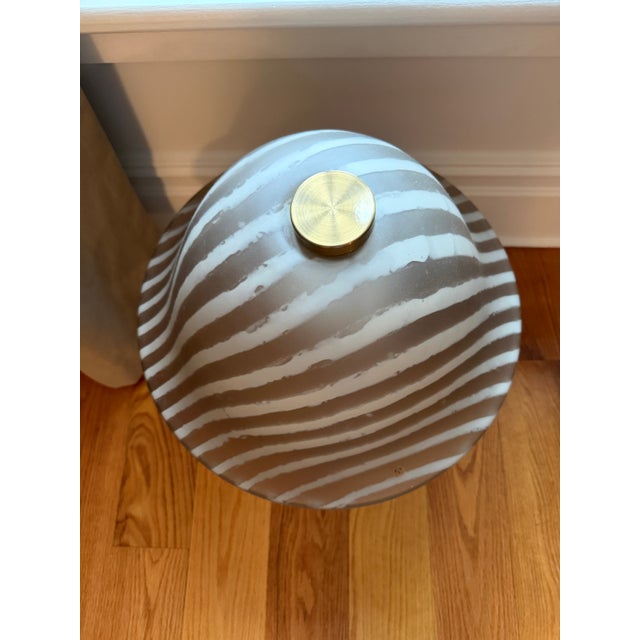 Metal Large Mushroom Lamps From Peill & Putzler, 1970s For Sale - Image 7 of 11