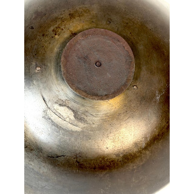 Grand Tour Grand Tour Patinated Metal Bowl after Hildesheim Depicting the Infant Hercules For Sale - Image 3 of 13