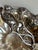 Vintage 11" Extra Silver Plated Bride's Basket With Swing Handle Grapes Motif For Sale - Image 10 of 18