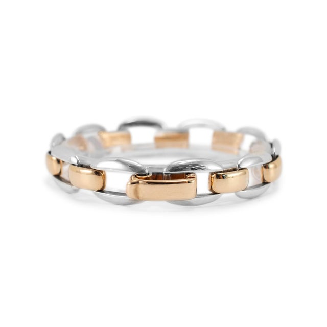 James Avery Retired 925 Sterling Silver 14k Yellow Gold Enduring Bond Bracelet For Sale - Image 4 of 6