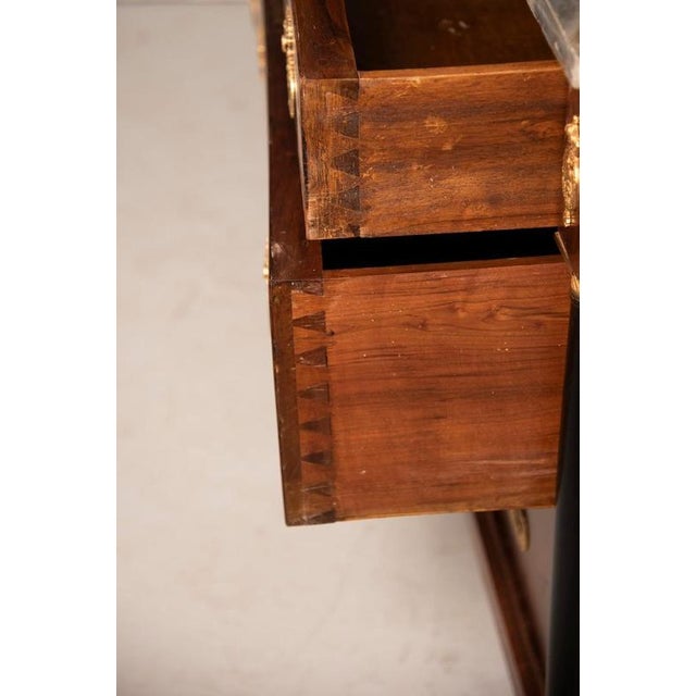 Lombard Empire Chest of Drawers with Marble Top, 1800 For Sale - Image 15 of 18
