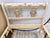 Antique French Painted Twin Bed With Carved Swan Heads & Lyre Motifs For Sale - Image 10 of 11