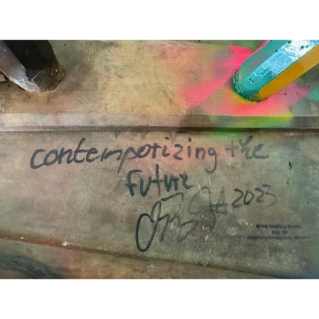 Gold Contemporizing The Future Chair by Markus Friedrich Staab For Sale - Image 8 of 12