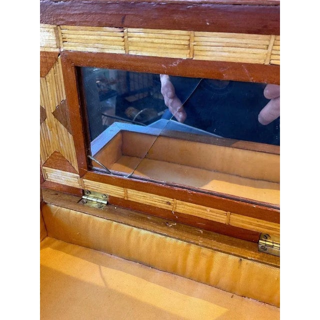 1910 Matchstick Jewlry Box For Sale - Image 4 of 13