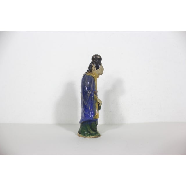 Antique Handmade Folk Art Chinese Clay Figurine Mudman for Miniature or Bonsai Display For Sale - Image 6 of 8