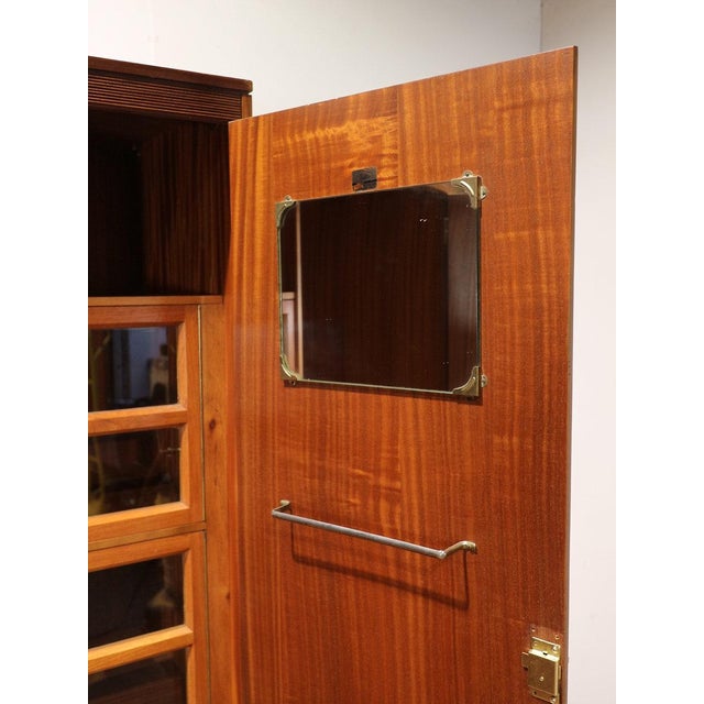 1960s Mid Century Modern Vintage Teak Gentlemens Wardrobe Armoire by Beautility For Sale - Image 11 of 11