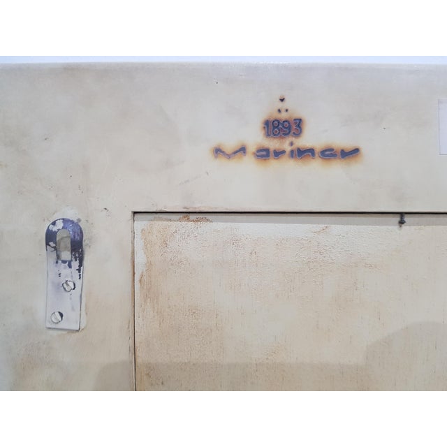 Wood Vintage Mariner Mirror, Spain, 1960s For Sale - Image 7 of 11