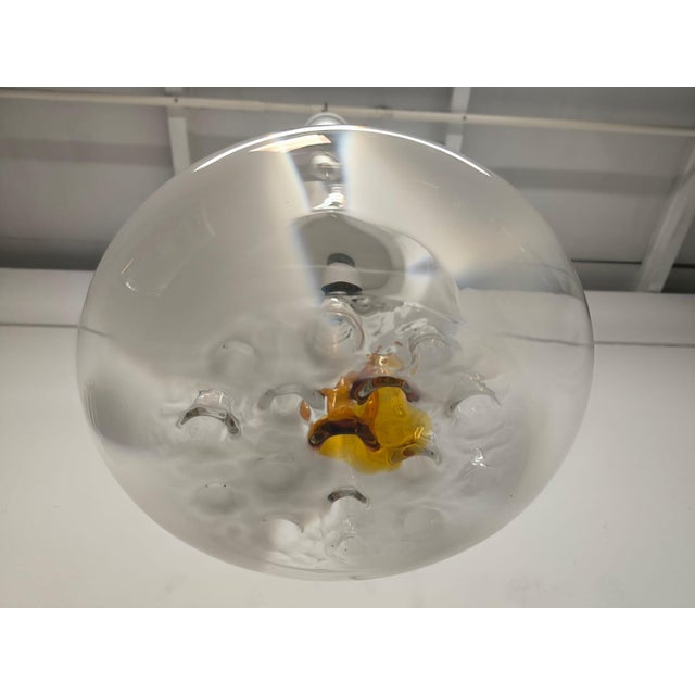 1970s Glass Suspension Light from AV Mazzega, 1970s For Sale - Image 5 of 13