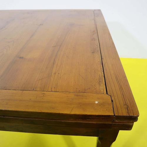Vintage Extendable Wood Table For Sale - Image 3 of 12