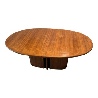 Skovby Mid Century Danish Pedestal Dining Table For Sale