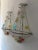 Glass Huge Beaded Colorful Murano Flowers Sconces, Circa 1940 Italian One of a Kind - a Pair For Sale - Image 7 of 14