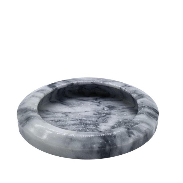 Beautiful 1970s gray marble centerpiece/emptying bowl from the 1970s designed by Sergio Asti for the Up & Up Group, which...