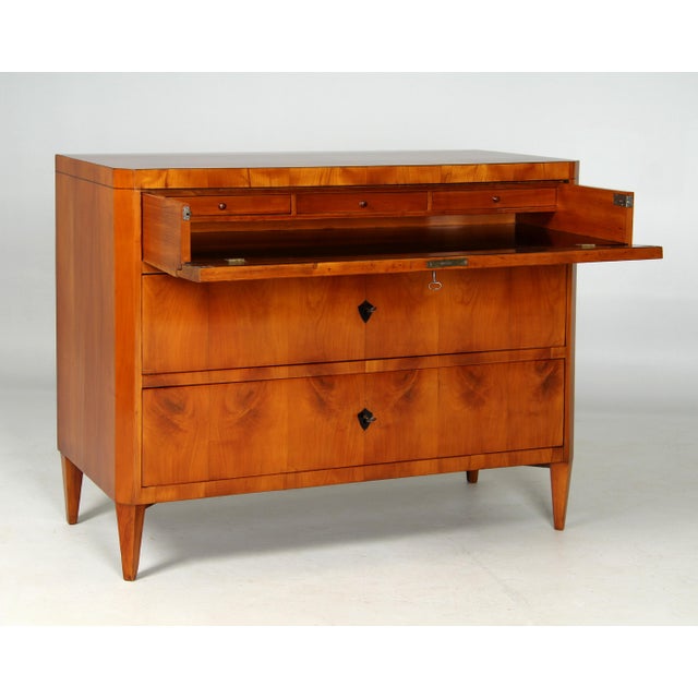 Biedermeier Secretary with Drawers, 1820 For Sale - Image 17 of 17