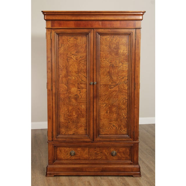 Ethan Allen Townhouse Collection Burlwood Armoire Chairish